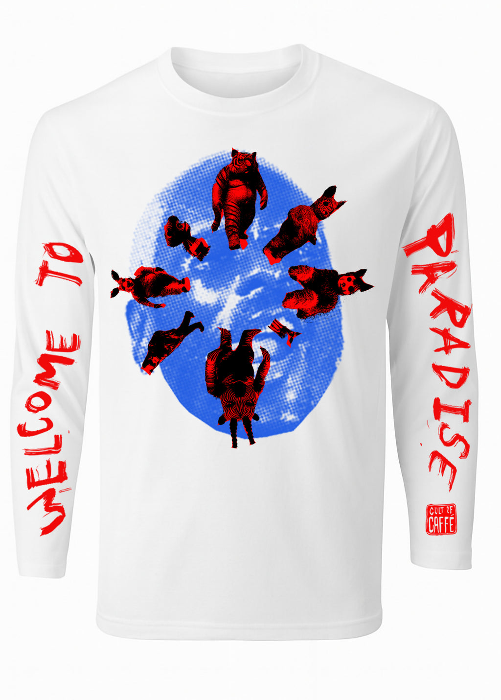 'WELCOME TO PARADISE' Long Sleeved T-shirt